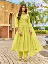 Island By Aanchi Mul Chanderi Embroidery Kurti With Bottom Dupatta 